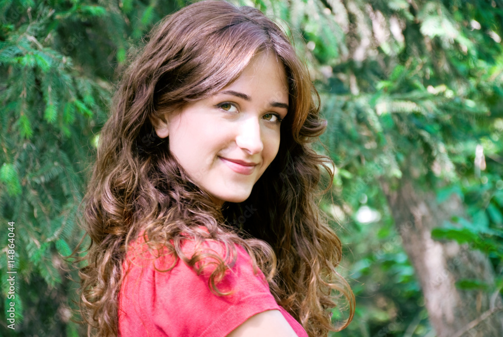 beautiful smiling young woman beautiful smiling young woman