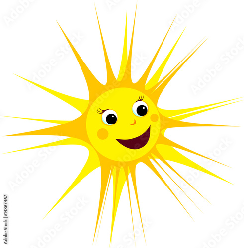 Lachende Sonne