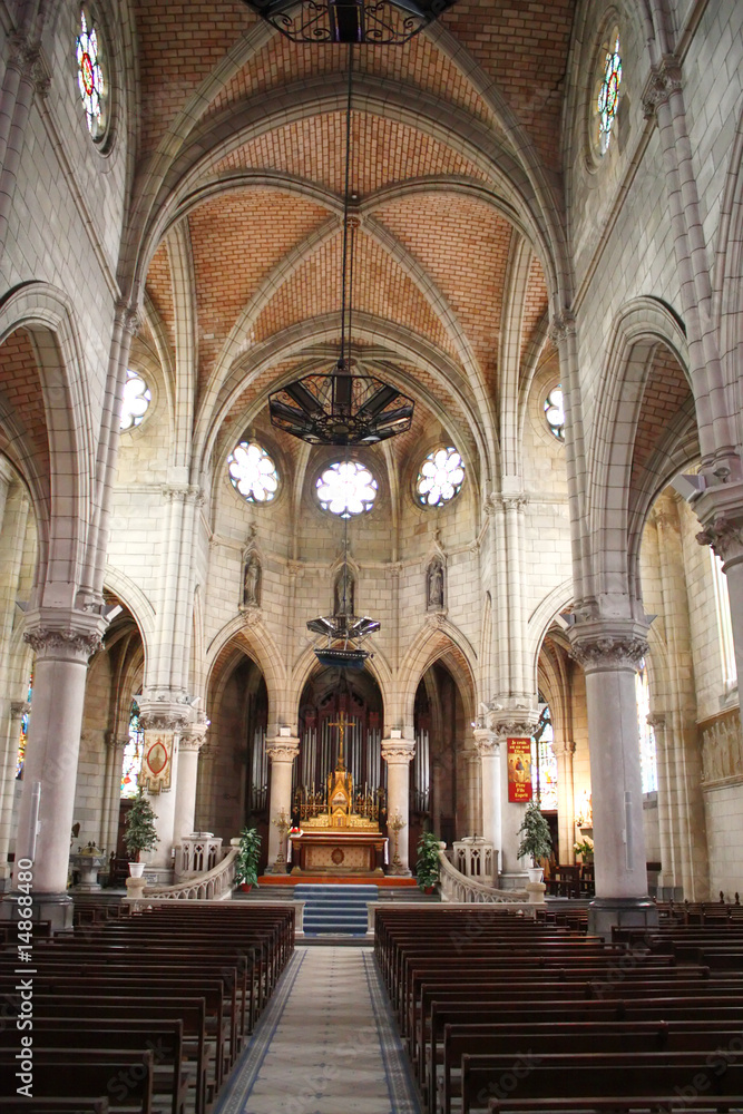 Old church interior