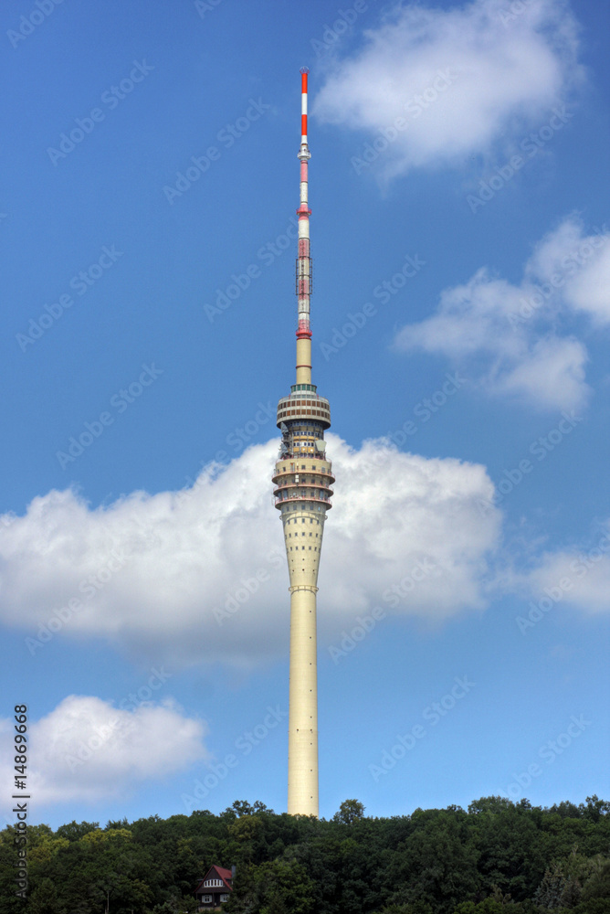 Naklejka premium Fernsehturm Dresden