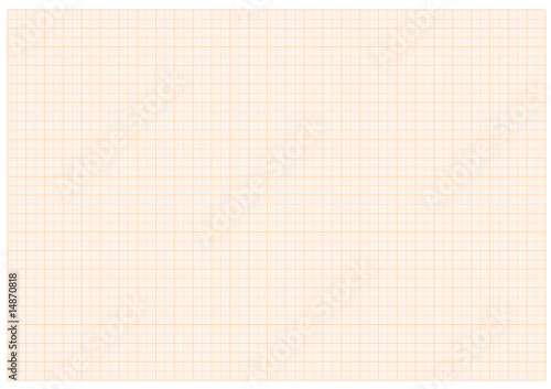 Papier millimétré orange