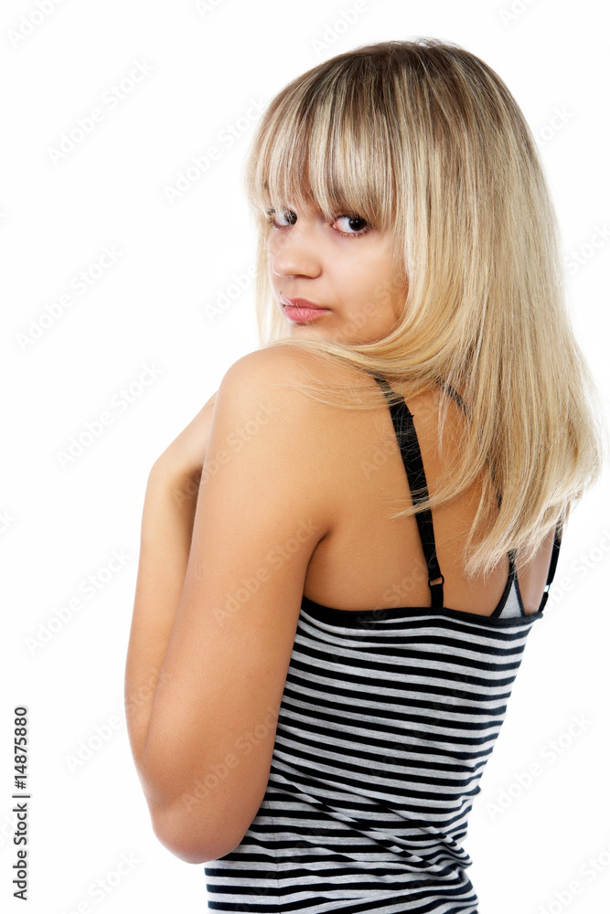 pretty fashion model having fun pretty fashion model having fun