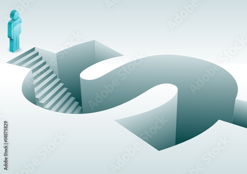 Steps into dollar sign.