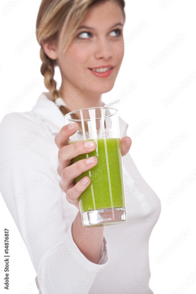 Healthy lifestyle series - Glass of kiwi juice Healthy lifestyle series - Glass of kiwi juice