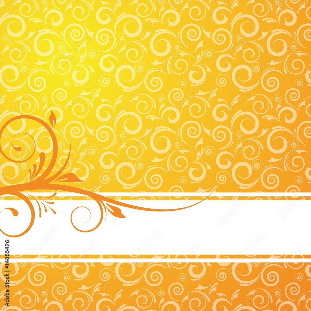 orange floral background for design orange floral background for design