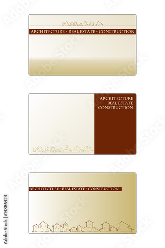 Business card or label