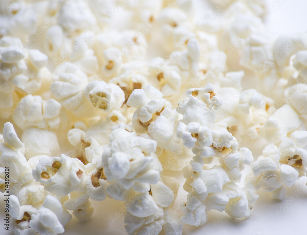 Popcorn on White Popcorn on White