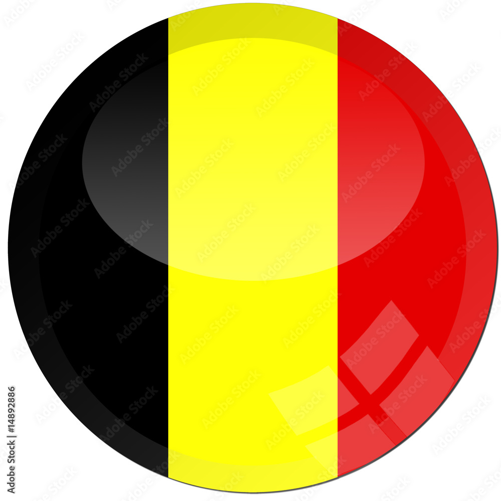 Fototapeta premium Belgien button