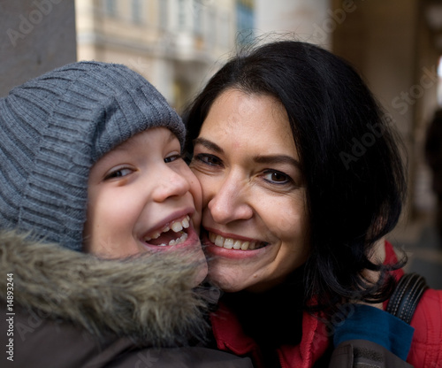 Mutter und Sohn