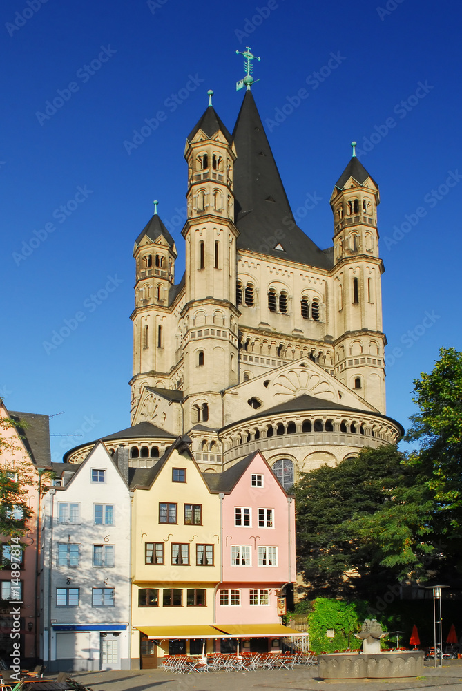 martins church in cologne