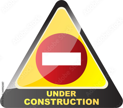 under construction button