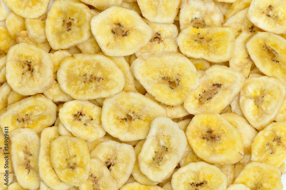 banana slices background