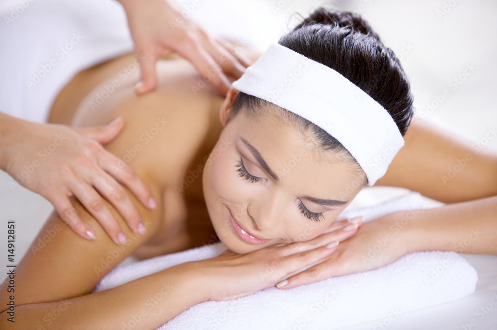 Young beautiful and relaxed taking spa treatment Young beautiful and relaxed taking spa treatment