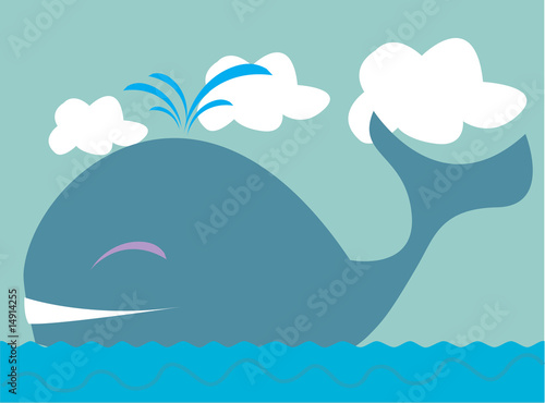 Pretty Smiling Whale