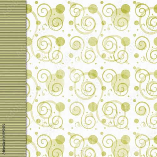 Olive green retro grunge background