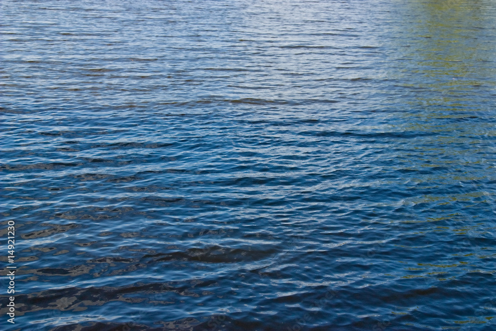 Abstract blue water ripple to background Abstract blue water ripple to background