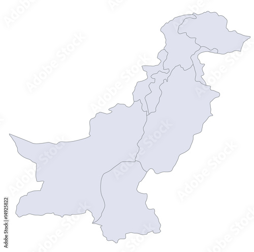 Karte Pakistan