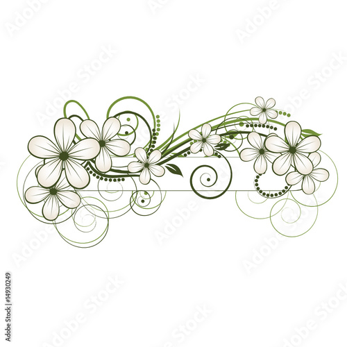 abstract floral background with place for your text