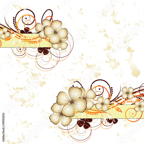 abstract floral background with place for your text