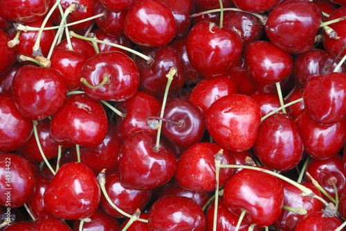 Cherries at the greengrocer