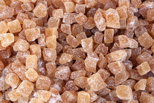 Fotografie crystallized ginger at the market