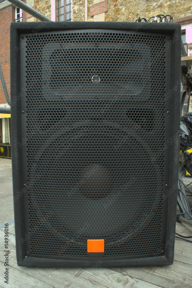 Fototapeta premium Enceinte acoustique lors d'un concert