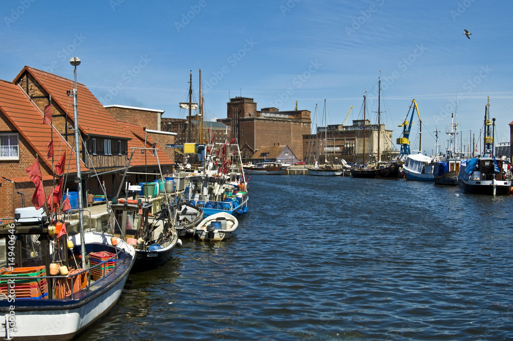 Fototapeta premium harbor of Wismar