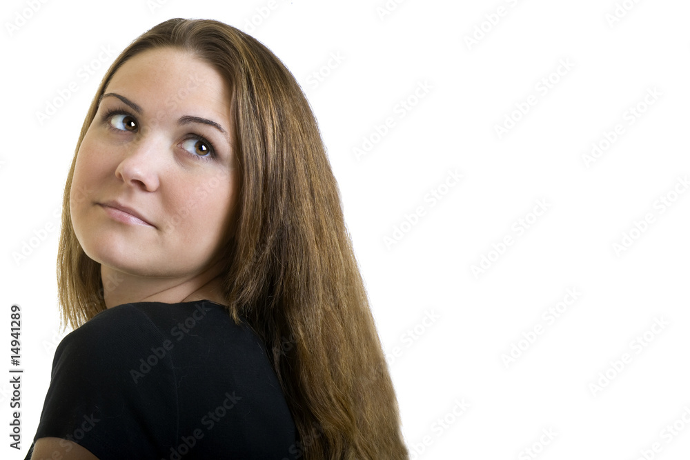 Naklejka premium Female model