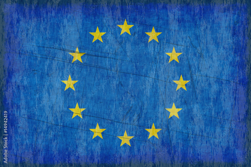 grungy european flag grungy european flag