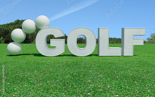 Golf Text