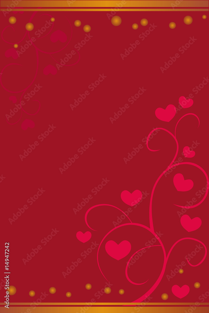 floral valentine background