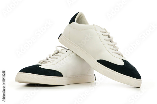 Short shoes isolated on the white background