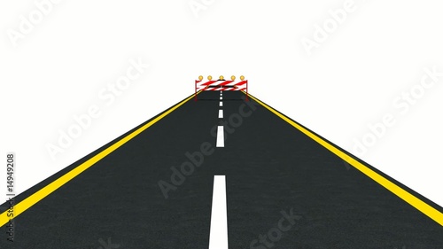 Traffic Sign on the Road photo