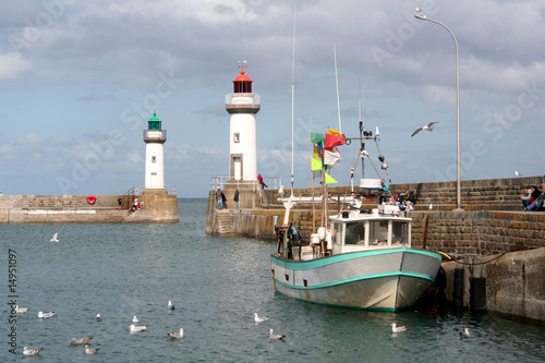 Entrée du port de Le palais