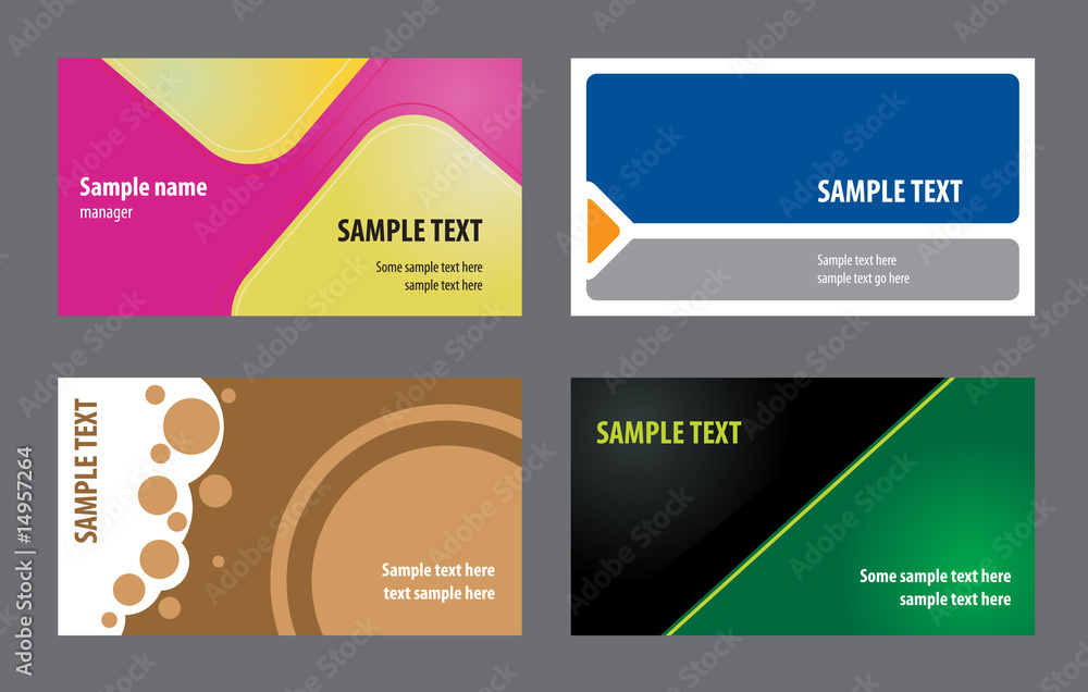 Fototapeta premium Business card background