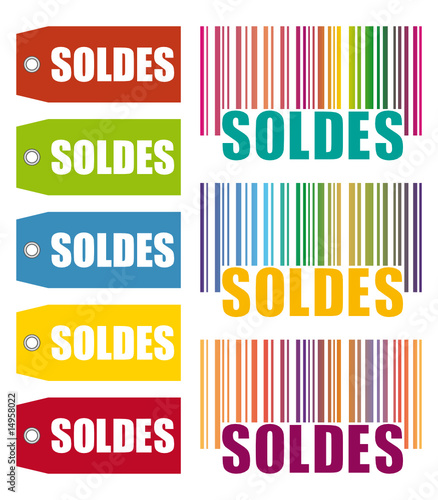 etiquettes soldes