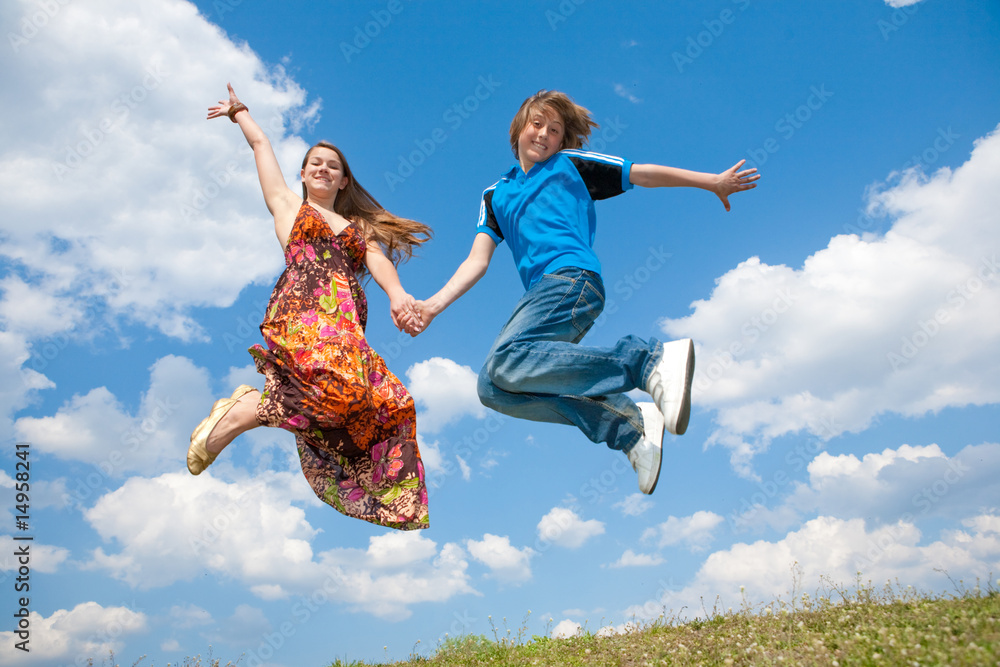 Pretty smiling girl relaxing on green meadow full of flowers. So Pretty smiling girl relaxing on green meadow full of flowers. So