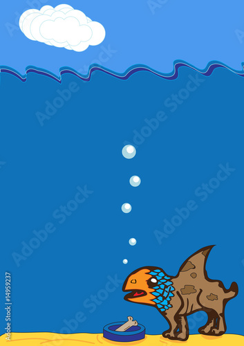 under water dogfish