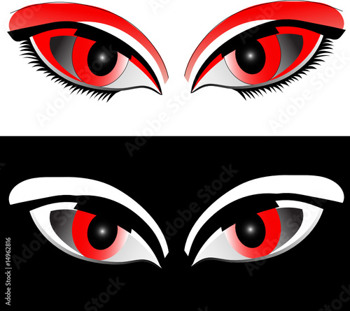 eye red illustration