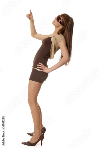 hinauf zeigen | point up