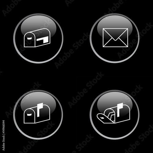 Quadro em tela Post Button
