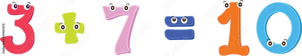 Additional equations illustration series on white Additional equations illustration series on white