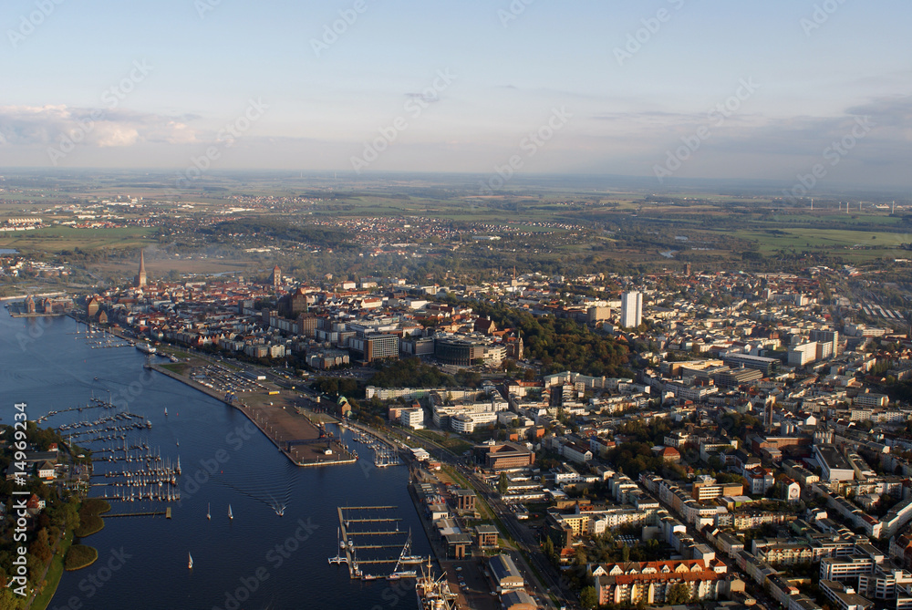 Luftaufnahme Hansestadt Rostock