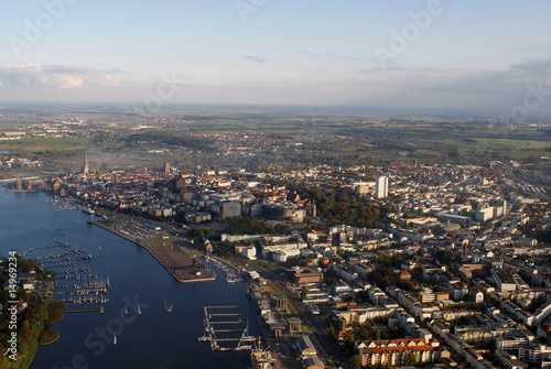 Luftaufnahme Hansestadt Rostock