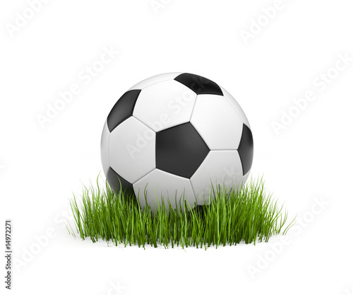 Ball on the grass