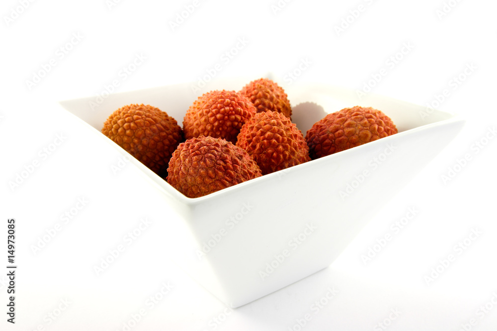 Lychee in a Dish Lychee in a Dish