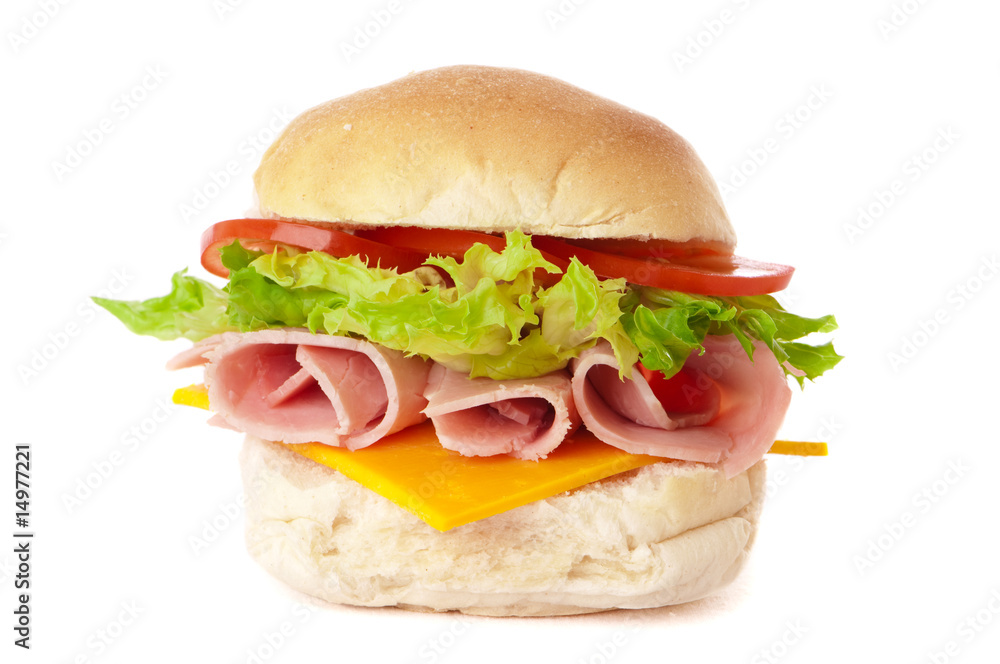 Ham & Cheese Salad Roll Ham & Cheese Salad Roll