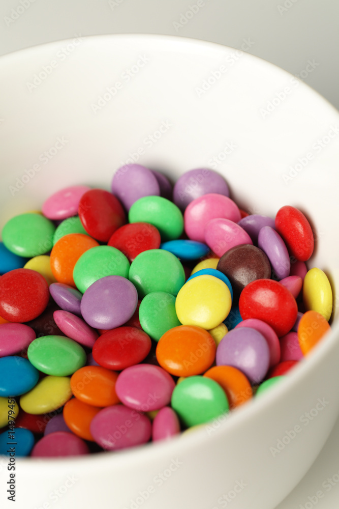 Colourful sweets in a bowl Colourful sweets in a bowl