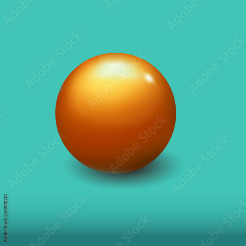 3D Vector Glossy Sphere