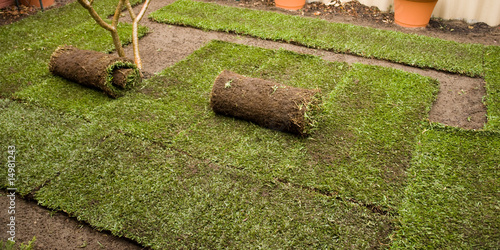 laying turf